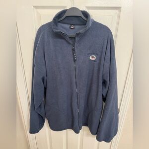 Vintage Made in USA Monterey California Full Zip Fleece Sweater